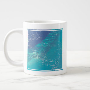 Der Atlantik vor der Küste der Bahamas Jumbo-Tasse