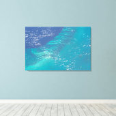 Der Atlantik vor der Küste der Bahamas Leinwanddruck (Insitu (Holzboden))
