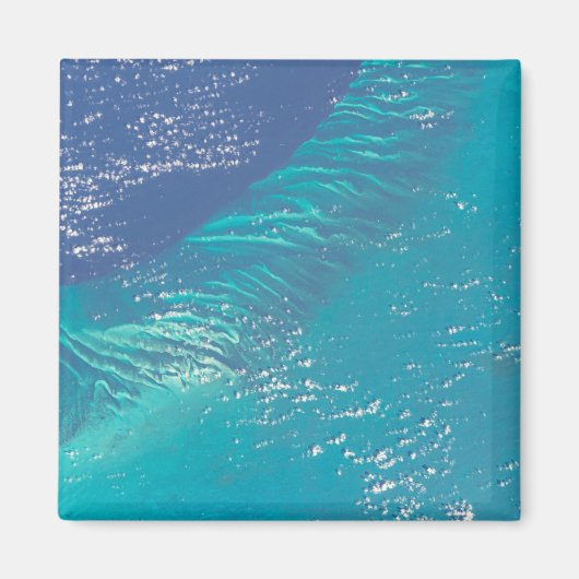 Der Atlantik vor der Küste der Bahamas Magnet (Vorne)