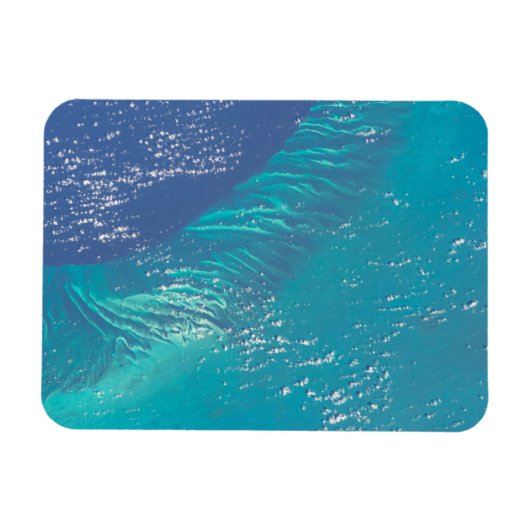 Der Atlantik vor der Küste der Bahamas Magnet (Horizontal)