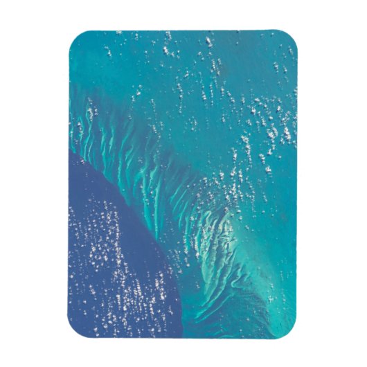 Der Atlantik vor der Küste der Bahamas Magnet (Vertikal)