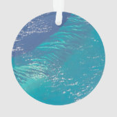 Der Atlantik vor der Küste der Bahamas Ornament (Rückseite)