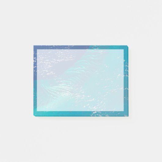 Der Atlantik vor der Küste der Bahamas Post-it Klebezettel (Vorderseite)