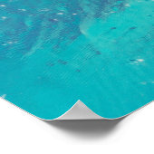 Der Atlantik vor der Küste der Bahamas Poster (Ecke)