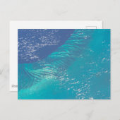 Der Atlantik vor der Küste der Bahamas Postkarte (Vorne/Hinten)