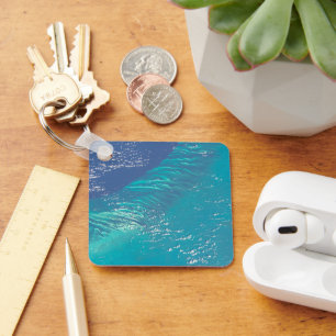 Der Atlantik vor der Küste der Bahamas Schlüsselanhänger