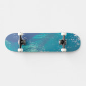 Der Atlantik vor der Küste der Bahamas Skateboard (Horizontal)