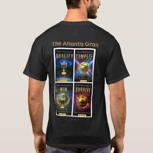 Der Atlantis-Gral - Drache-Preis-Finalist 2018 T-Shirt (Rückseite)