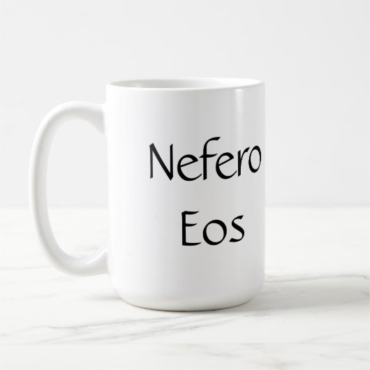 Der Atlantis-Gral - Nefero EOS-Tasse Kaffeetasse (Links)