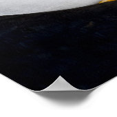 Der Atlantische Puffin, ein pelagischer Seevögel, Poster (Ecke)