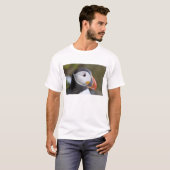 Der Atlantische Puffin, ein pelagischer Seevögel T-Shirt (Vorne ganz)