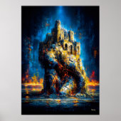 Der Atlas der Ruine – Monumentaler Expressionist Poster (Vorne)