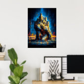 Der Atlas der Ruine – Monumentaler Expressionist Poster (Heimbüro)