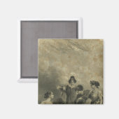 Der Atlas der Welt von Colton im halben Titel Magnet (Vorderseite/Rückseite)