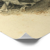 Der Atlas der Welt von Colton im halben Titel Poster (Ecke)