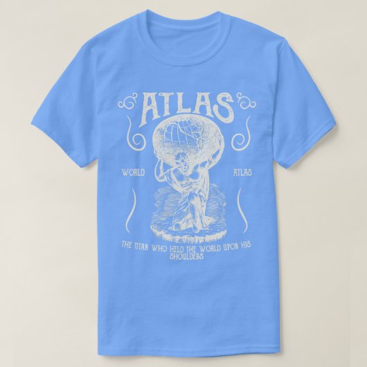 Der Atlas für die Welt T-Shirt (Design vorne)