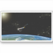 Der Atlas V541 startet im Orbit. Aufkleber (Vorderseite)