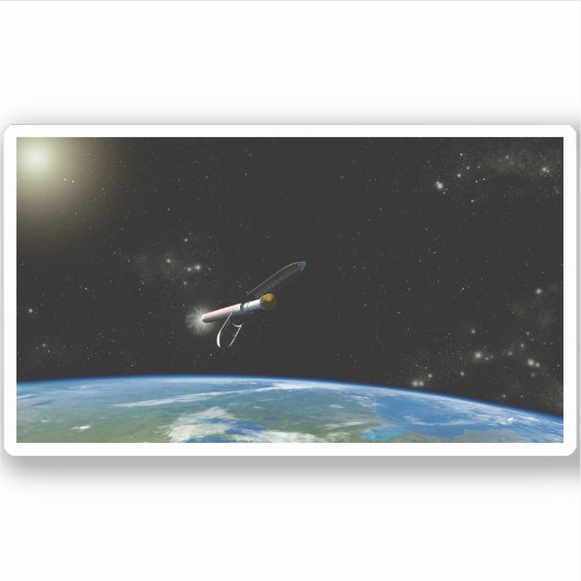 Der Atlas V541 startet im Orbit. Aufkleber (Vorderseite)