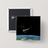 Der Atlas V541 startet im Orbit. Button (Vorne & Hinten)