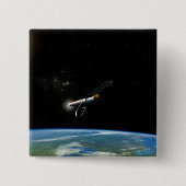 Der Atlas V541 startet im Orbit. Button (Vorderseite)