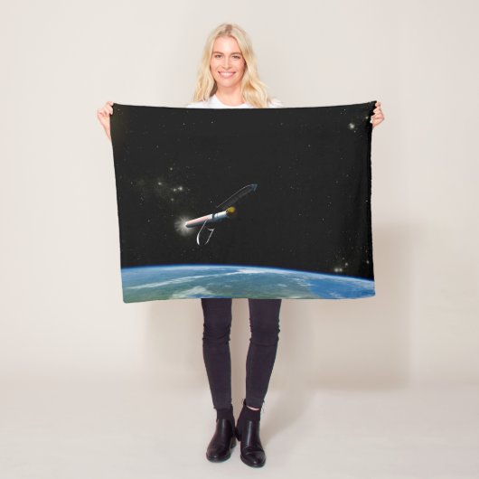 Der Atlas V541 startet im Orbit. Fleecedecke (Beispiel)