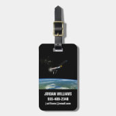 Der Atlas V541 startet im Orbit. Gepäckanhänger (Vorderseite vertikal)