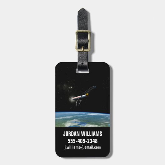 Der Atlas V541 startet im Orbit. Gepäckanhänger (Vorderseite vertikal)