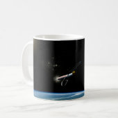 Der Atlas V541 startet im Orbit. Kaffeetasse (Vorderseite Links)