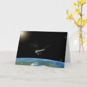 Der Atlas V541 startet im Orbit. Karte (Gelbe Blume)