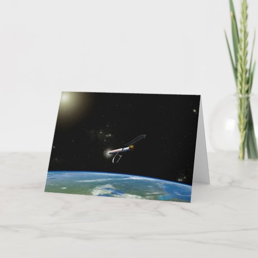 Der Atlas V541 startet im Orbit. Karte (Vorderseite)