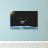 Der Atlas V541 startet im Orbit. Leinwanddruck (Insitu (Holzboden))