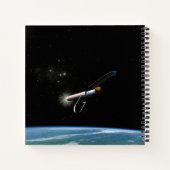 Der Atlas V541 startet im Orbit. Notizblock (Rückseite)