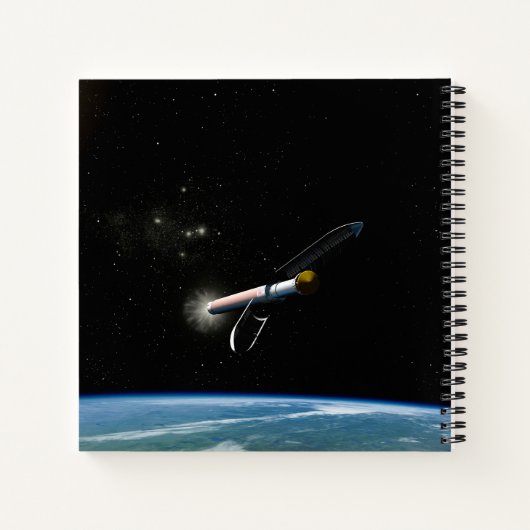 Der Atlas V541 startet im Orbit. Notizblock (Rückseite)