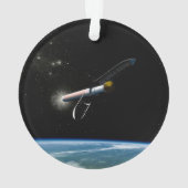 Der Atlas V541 startet im Orbit. Ornament (Rückseite)