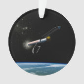 Der Atlas V541 startet im Orbit. Ornament (Vorderseite)