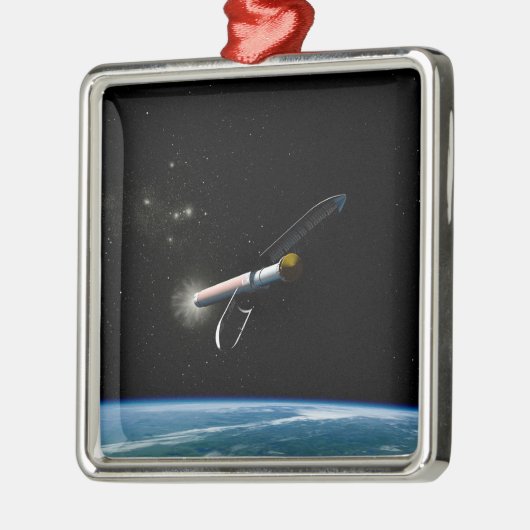 Der Atlas V541 startet im Orbit. Ornament Aus Metall (Links)