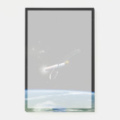 Der Atlas V541 startet im Orbit. Post-it Klebezettel (Vorderseite)