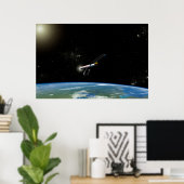 Der Atlas V541 startet im Orbit. Poster (Heimbüro)