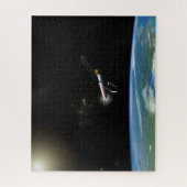 Der Atlas V541 startet im Orbit. Puzzle (Vertikal)