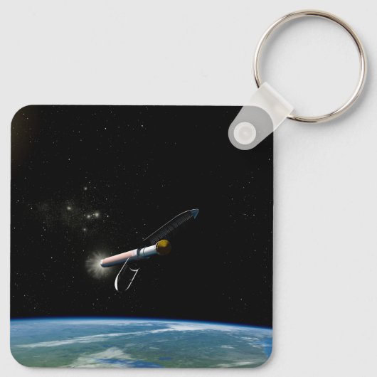 Der Atlas V541 startet im Orbit. Schlüsselanhänger (Rückseite)