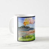 Der Ätna Sicilia Kaffeetasse (Vorderseite Links)