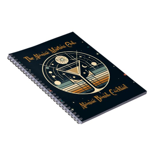 Der Atomic Martini Club Atomic Bomb Cocktail Notizblock (Rechte Seite)