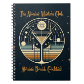 Der Atomic Martini Club Atomic Bomb Cocktail Notizblock (Vorderseite)