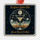 Der Atomic Martini Club Atomic Bomb Cocktail Ornament Aus Metall (Vorne)