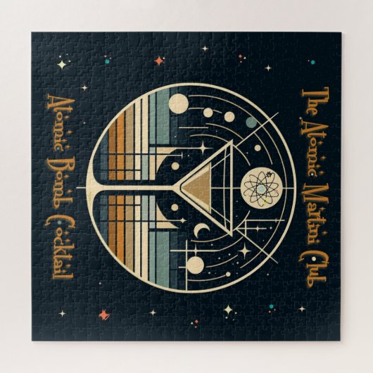 Der Atomic Martini Club Atomic Bomb Cocktail Puzzle (Horizontal)