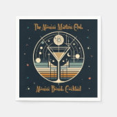 Der Atomic Martini Club Atomic Bomb Cocktail Serviette (Vorderseite)