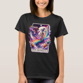Der Audacity Mermaid Skeleton Tarot Card T - Shirt (Vorderseite)