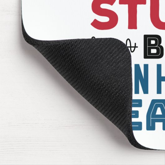 Der Audiologe kann die gestohlene Hilfe nicht repa Mousepad (Ecke)