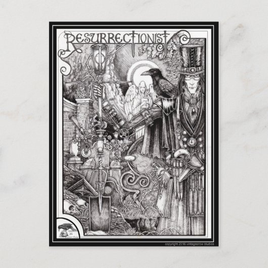 Der Aufersteher Postkarte (Vorderseite)