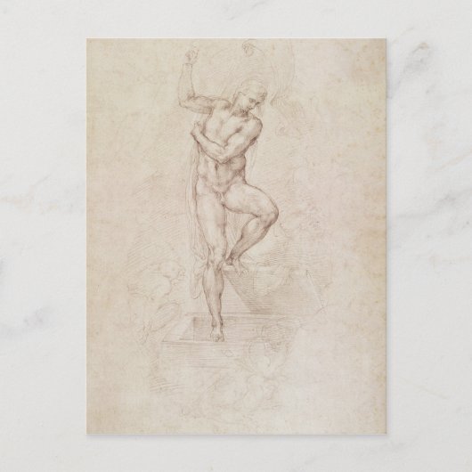 Der aufgeweckte Christus Postkarte (Vorderseite)